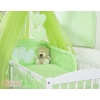 Baby Bed Bedding set 7-pcs with mosquito-net- Hanging Hearts green