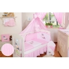 Baby Bed Canopy made of cotton- Donkey Luca pink