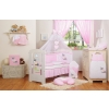 Baby Bed Canopy made of cotton- Donkey Luca pink