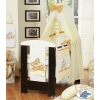 Baby Bed Canopy made of cotton- Teddy bear Barnaba cream