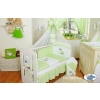 Baby Bed Canopy made of tulle- Donkey Luca green