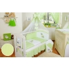 Baby Bed Canopy made of tulle- Donkey Luca green
