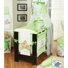 Baby bed Canopy made of tulle- Teddy Bear Barnaba green