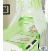 Baby bed Canopy made of tulle- Teddy Bear Barnaba green