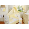 Baby Bedding set 5-pcs- with canopy- Donkey Luca yellow