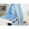 Baby Bedding set 5-pcs- with canopy (L60)- Good night blue