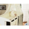 Baby Bedding set 5-pcs- with canopy (L60)- Good night cream