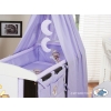 Baby Bedding set 5-pcs- with canopy (L60)- Good night lilac