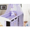 Baby Bedding set 5-pcs- with canopy (L60)- Good night lilac