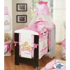 Baby Bedding set 5-pcs- with canopy (L70)- Teddy Bear Barnaba pink