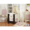Baby Bedding set 5-pcs- with canopy (S60)- Good night brown