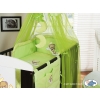 Baby Bedding set 5-pcs- with canopy (S60)- Good night green