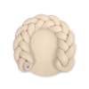 Baby braided knot donut pillow/ play mat 2 in 1 - beige