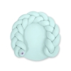 Baby braided knot donut pillow/ play mat 2 in 1 - mint