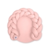Baby braided knot donut pillow/ play mat 2 in 1 - pastel pink