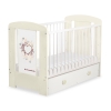 Baby cot bed 120x60cm Chic with drawer MAXI