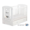 Baby cot bed 120x60cm Crazy Wolf with drawer MAXI