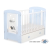 Baby cot bed 120x60cm Crazy Wolf with drawer MAXI