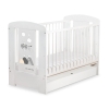 Baby cot bed 120x60cm Crazy Wolf with drawer STANDARD