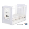 Baby cot bed 120x60cm Crazy Wolf with drawer STANDARD