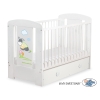 Baby cot bed 120x60cm Donkey Luca with drawer MAXI