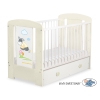 Baby cot bed 120x60cm Donkey Luca with drawer MAXI