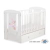 Baby cot bed 120x60cm Dreamy bunny with drawer MAXI