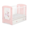 Baby cot bed 120x60cm Dreamy bunny with drawer MAXI