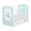Baby cot bed 120x60cm Dreamy bunny with drawer MAXI