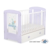 Baby cot bed 120x60cm Dreamy bunny with drawer MAXI