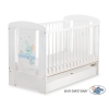 Baby cot bed 120x60cm Dreamy bunny with drawer STANDARD