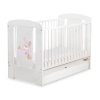 Baby cot bed 120x60cm Dreamy bunny with drawer STANDARD