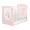 Baby cot bed 120x60cm Dreamy bunny with drawer STANDARD