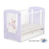 Baby cot bed 120x60cm Dreamy bunny with drawer STANDARD