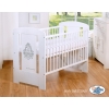 Baby cot bed 120x60cm Glamour White -1- Gray