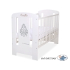 Baby cot bed 120x60cm Glamour White -1- Gray