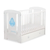 Baby cot bed 120x60cm Glamour with drawer MAXI