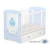 Baby cot bed 120x60cm Glamour with drawer MAXI
