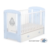 Baby cot bed 120x60cm Glamour with drawer MAXI