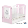 Baby cot bed 120x60cm Glamour with drawer STANDARD