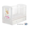Baby cot bed 120x60cm Good Night with drawer MAXI