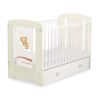 Baby cot bed 120x60cm Good Night with drawer MAXI