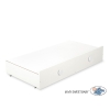 Baby cot bed 120x60cm Lorenzo III white with drawer MAXI