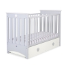 Baby cot bed 120x60cm Lorenzo III with drawer MAXI