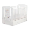 Baby cot bed 120x60cm Lovely birds with drawer MAXI