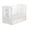 Baby cot bed 120x60cm Lovely birds with drawer MAXI