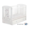 Baby cot bed 120x60cm Lovely birds with drawer MAXI