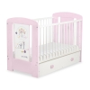 Baby cot bed 120x60cm Lovely birds with drawer MAXI