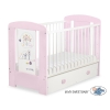 Baby cot bed 120x60cm Lovely birds with drawer MAXI