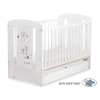 Baby cot bed 120x60cm Lovely birds with drawer STANDARD